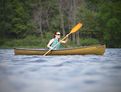 NorthStar Canoes - ADK Solo White/Gold Ruby